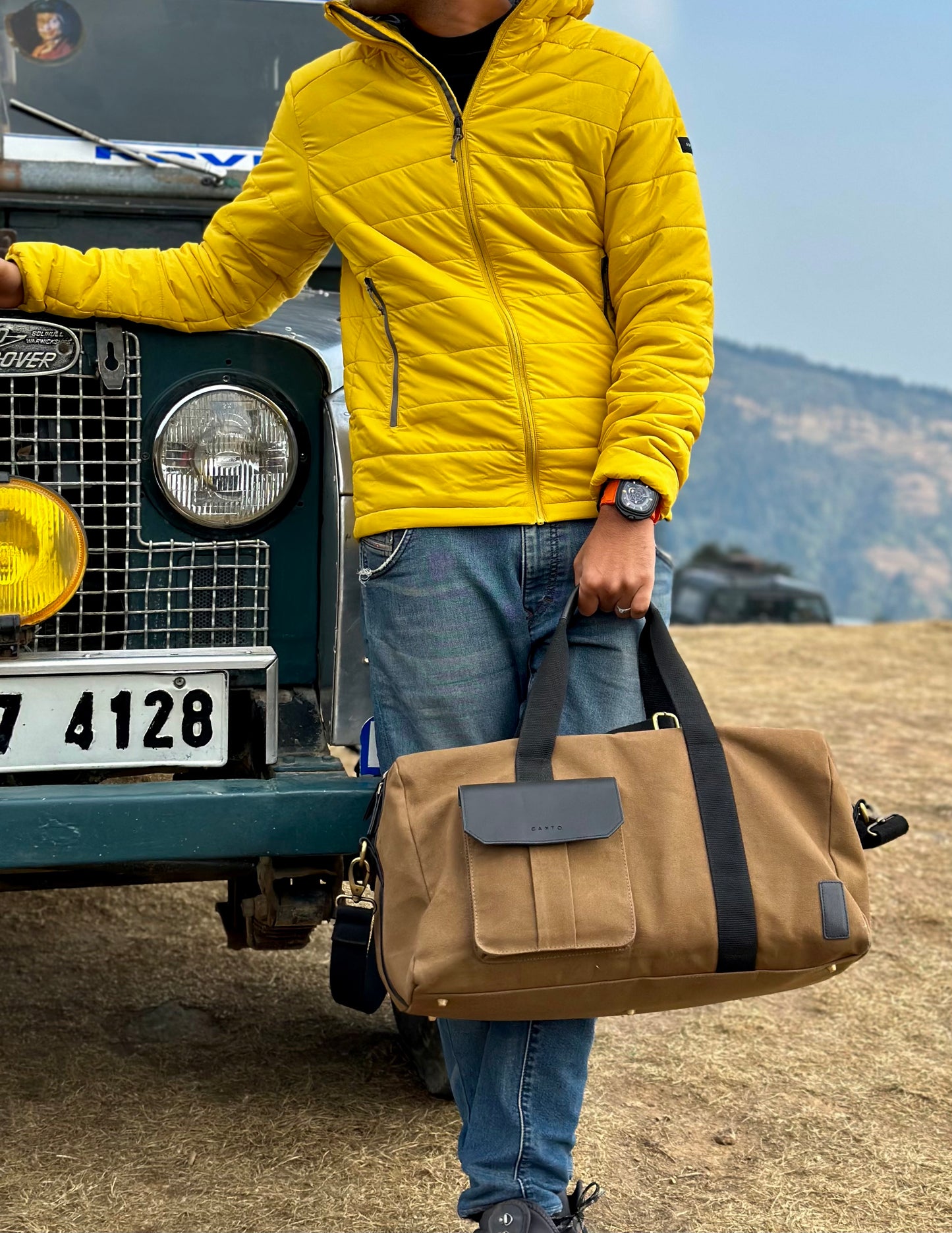 Sahara Duffle Bag- Khakhi