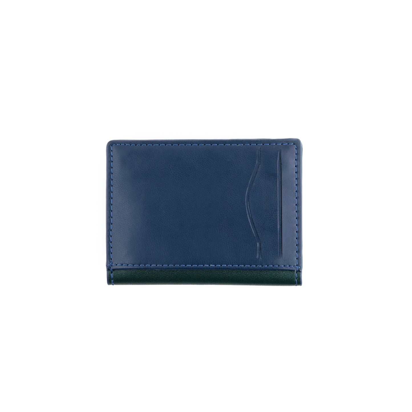 Nabim Magnetic Wallet- Blue and Green(RFID Protected)