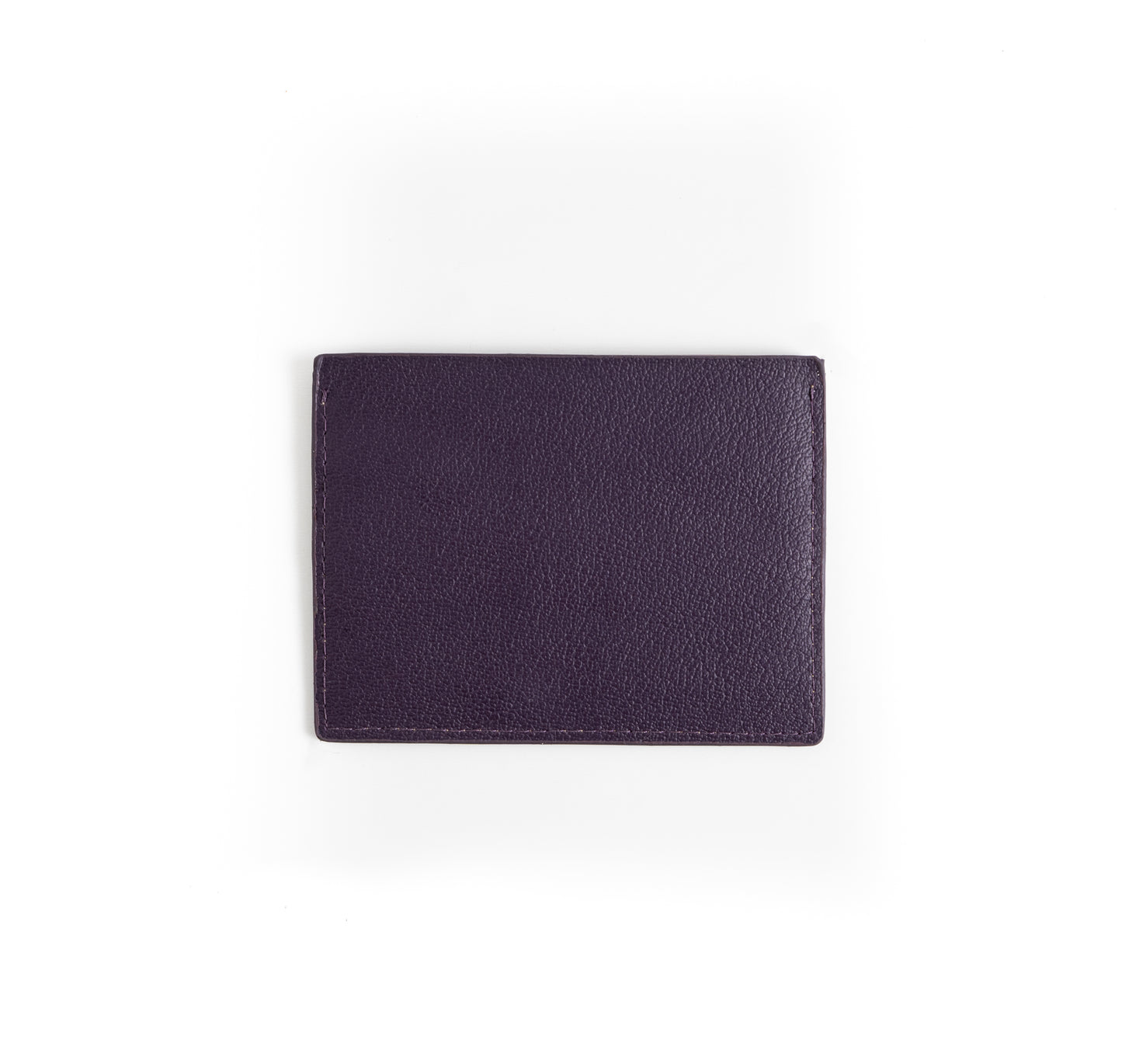 Patagonian Card Wallet-Purple and Camel